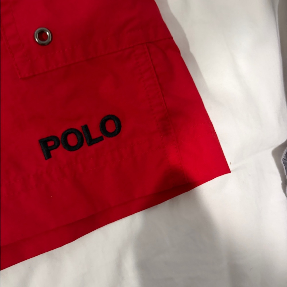 Polo Ralph Lauren Red Athletic Men's Swim trunks  Shorts - Picture 3 of 4
